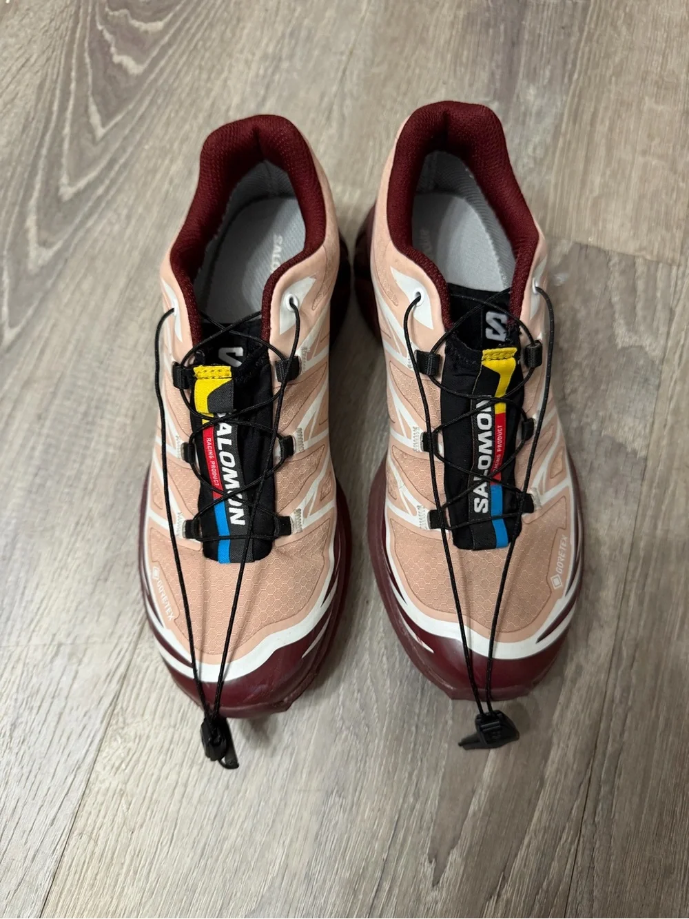 Salomon XT-6 GORE-TEX Pink Burgundy Sneakers LIKE NEW